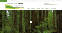 Desktop Screenshot of bramptonvalleytraining.co.uk